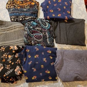 Lot of 8 plus size leggings